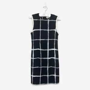 Jason Wu Collection Windowpane Sheath Dress Size 8